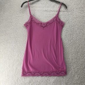 Bozzolo Tank Top Womens M Pink Lace Camisole Bella Swan Feminine Fairy Y2K